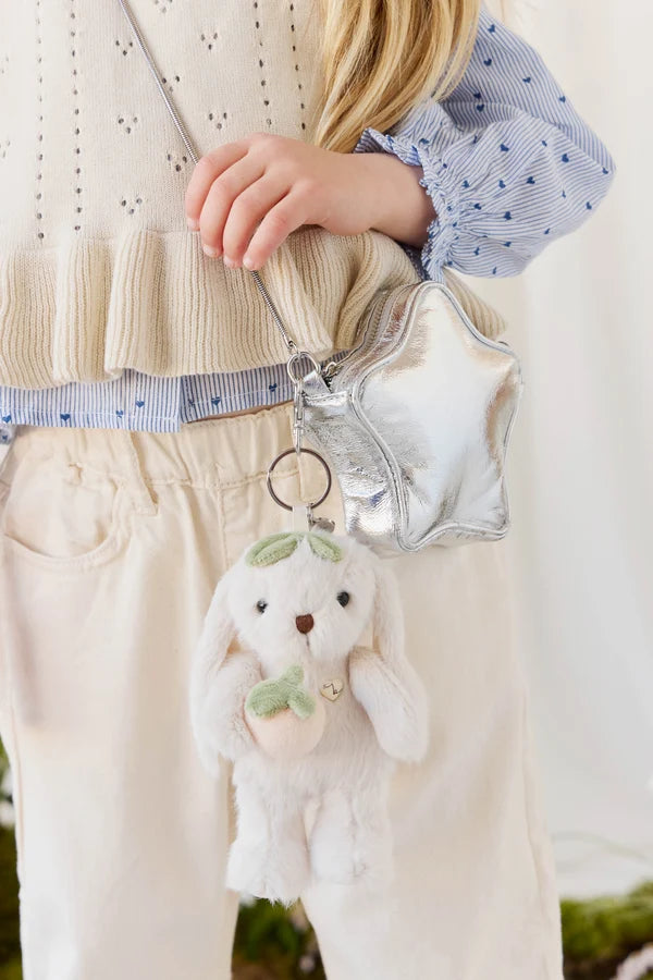 Peaches Penelope Keyring - Ivory