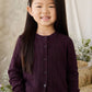 Maxine Knitted Cardigan - Blackcurrant