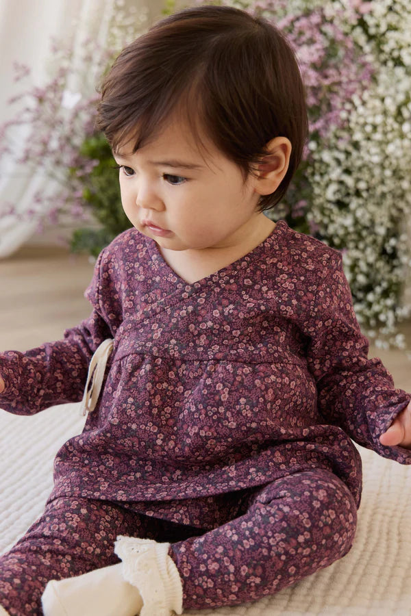 Everyday Legging - Fig Floral