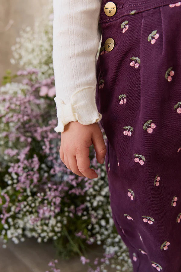 Pointelle Eliane Top - Parchment