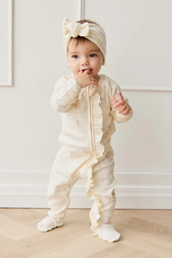 Fine Rib Melanie Onepiece - Caroline Egret