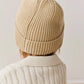 Leon Knitted Beanie - Hay 0-2Yrs
