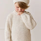 Harry Knit Jumper - Oatmeal Hay Fleck
