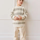 Johan Stripe Jumper - Cloud/Raindance