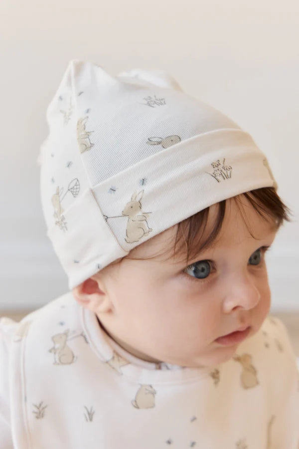 Knot Beanie - Lapin Jardin 0-6Mths