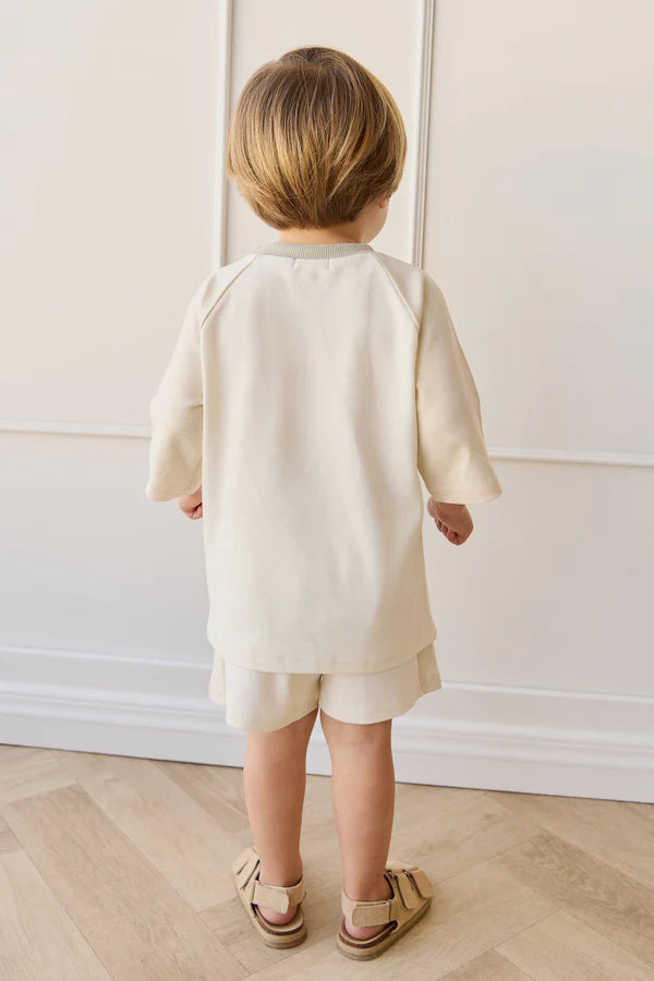 Pima Cotton Dax Tee - Cloud/Oat