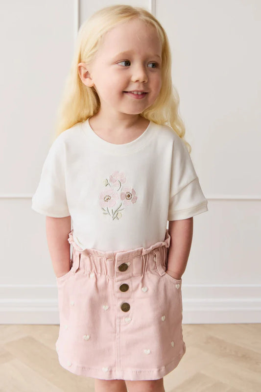 Briella Skirt - Petite Heart Peach
