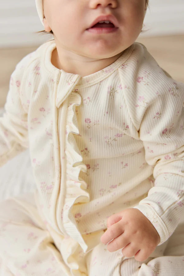 Fine Rib Melanie Onepiece - Caroline Egret