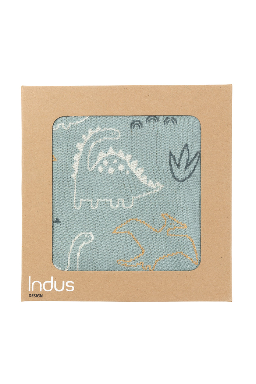 Cotton Baby Blanket - Jurassic