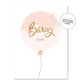 Card - Baby Balloon Pink