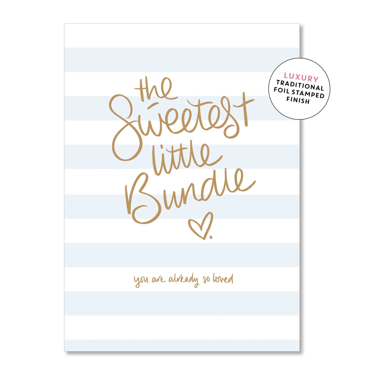 Card - The Sweetest Little Bundle Blue