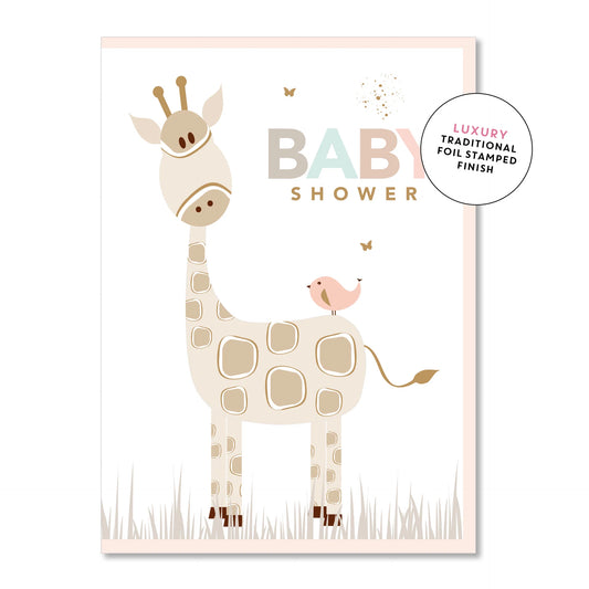 Card - Baby Shower Giraffe