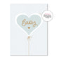 Card - Baby Heart Balloon Blue