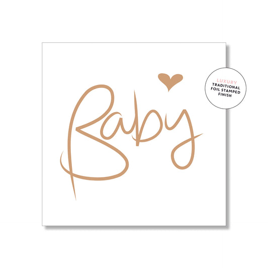 Card - Classic Baby Script