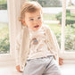 Brady Cotton Cardigan - Sky Marl