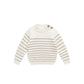 Malcolm Knitted Jumper - Stripe Cloud/Brioche