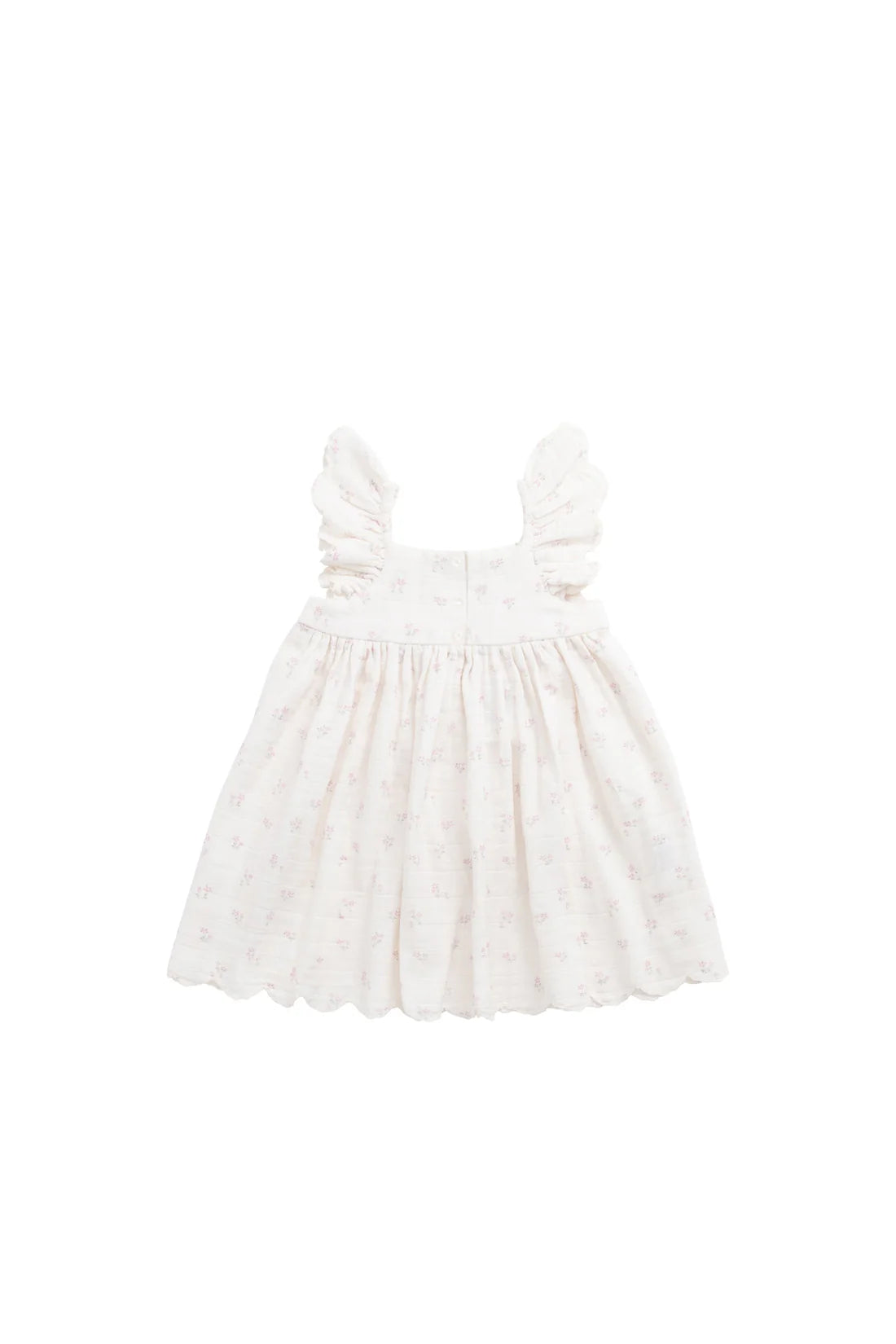 Organic Cotton Muslin Annalise Dress - Pauline Pink