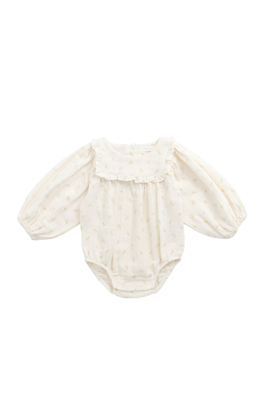 Organic Cotton Muslin Francis Playsuit - Vintage Ditsy