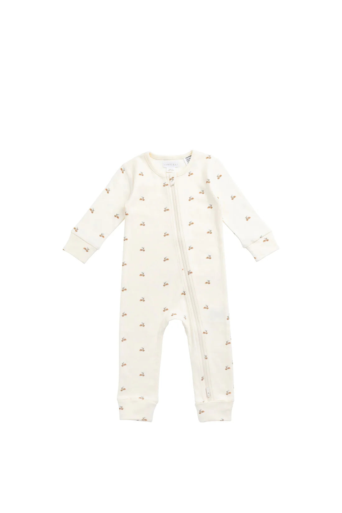 Reece Zip Onepiece - Forest Night Acorns