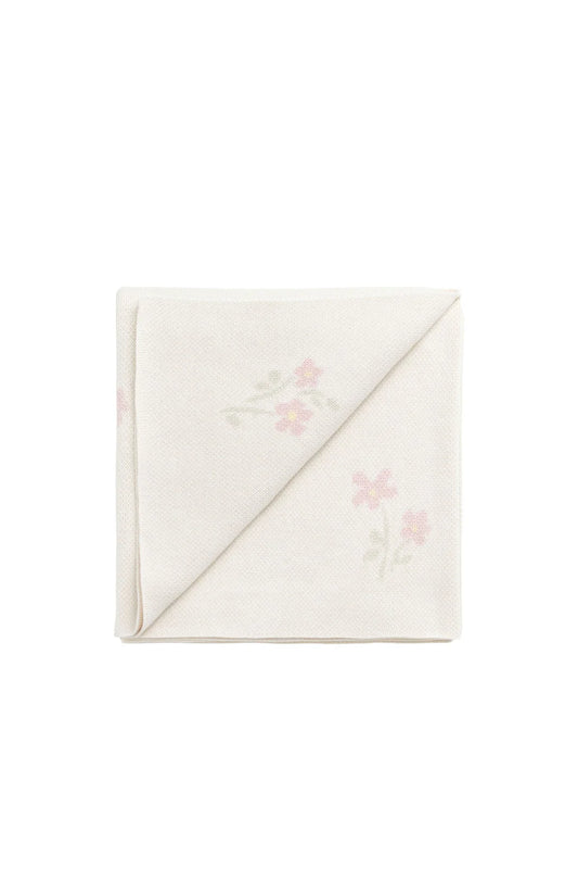 Jamie Kay Jacquard Blanket - Lotus