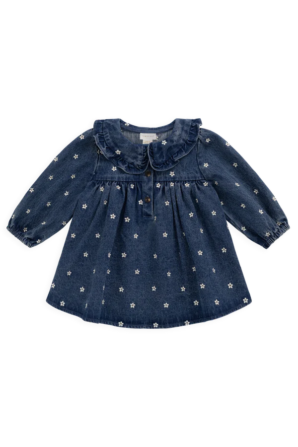 Ira Dress - Josie Floral Denim