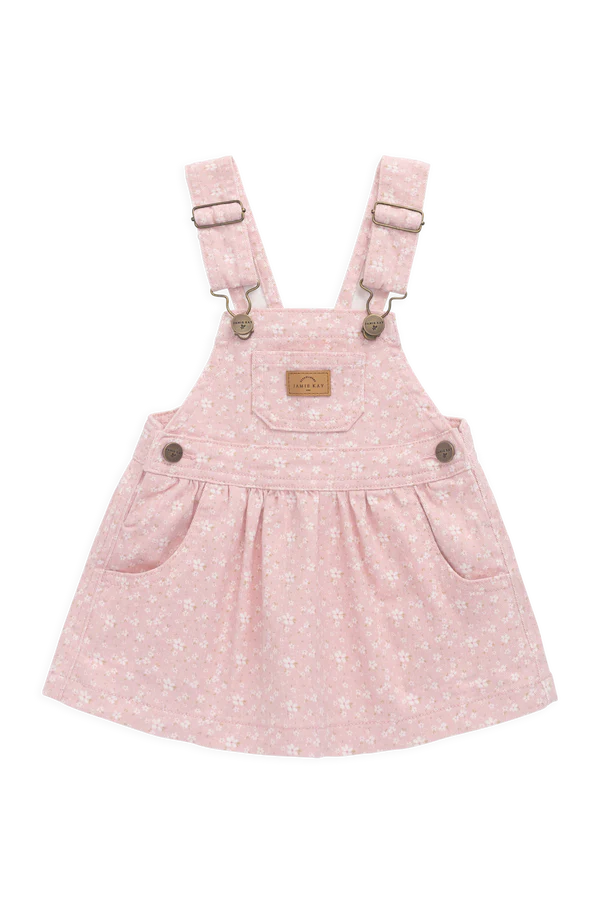 Norah Overall Dress - Paula Powder