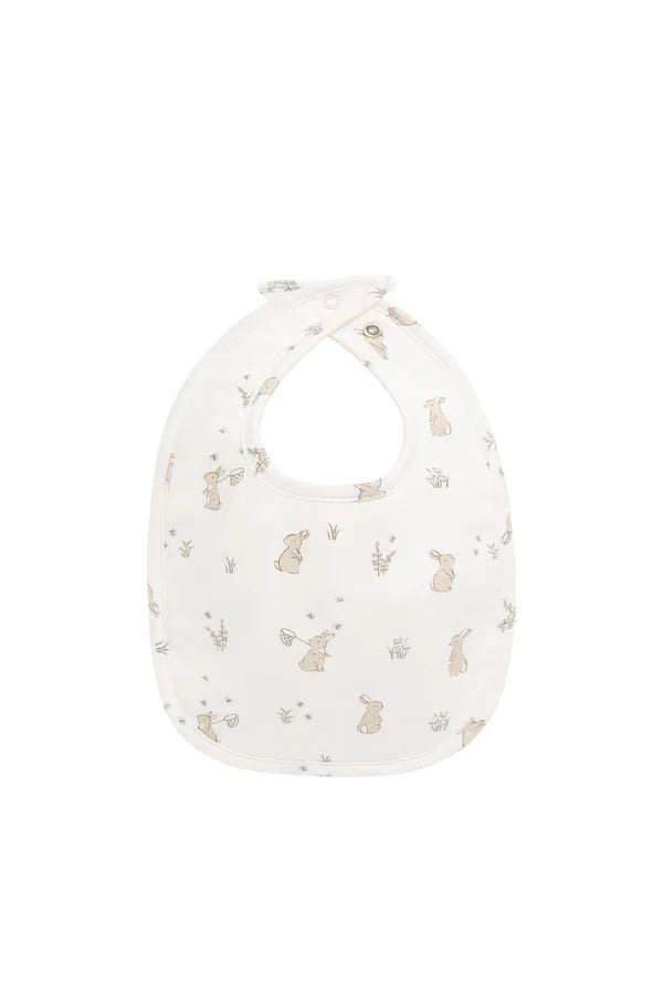 Organic Cotton Bib - Lapin Jardin