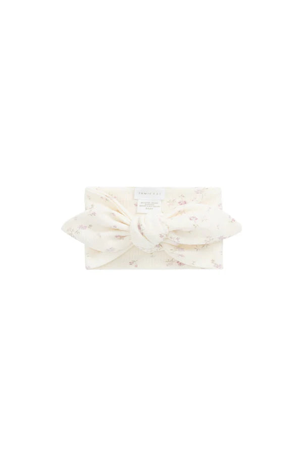 Fine Rib Headband - Caroline Egret