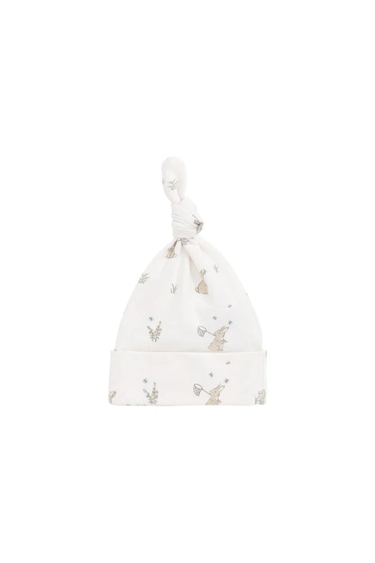Knot Beanie - Lapin Jardin 0-6Mths