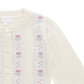Willow Cardigan - Willow Jacquard Parchment