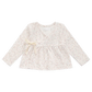 Clemence Wrap Top - Posy Milk