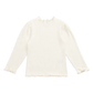 Pointelle Eliane Top - Parchment