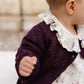 Maxine Knitted Cardigan - Blackcurrant
