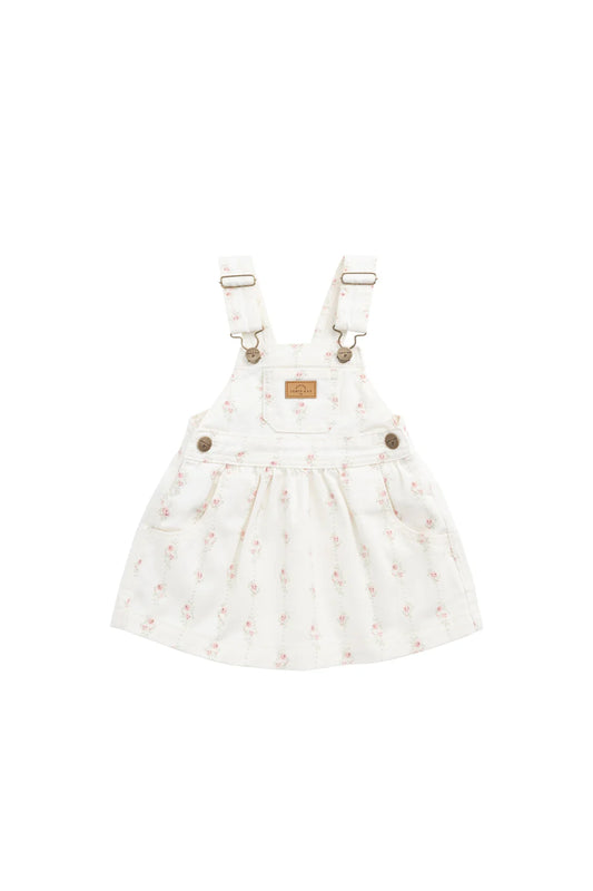 Norah Overall Dress - Rose Trail