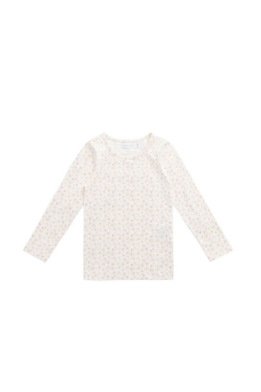 Cotton L/Slv Top - Aries Mauve