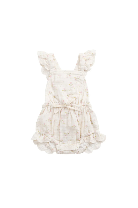 Muslin Luciana Playsuit - Emelia Pink