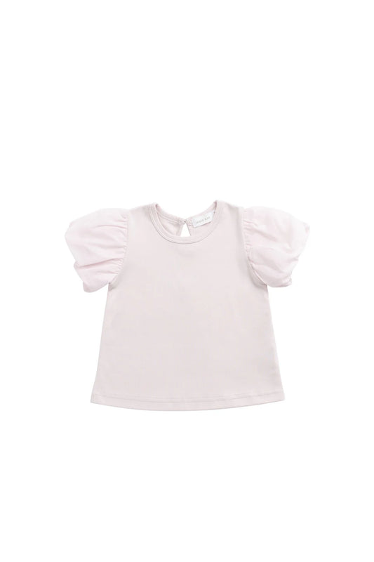 Pima Cotton Myla Top - Soft Misty Rose