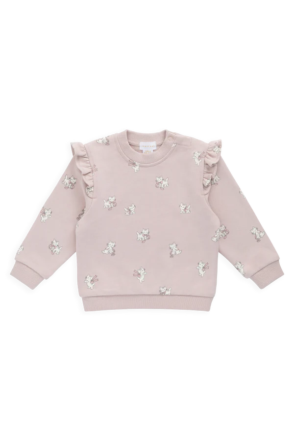 Maple Sweatshirt - Bow Kitties Mauve