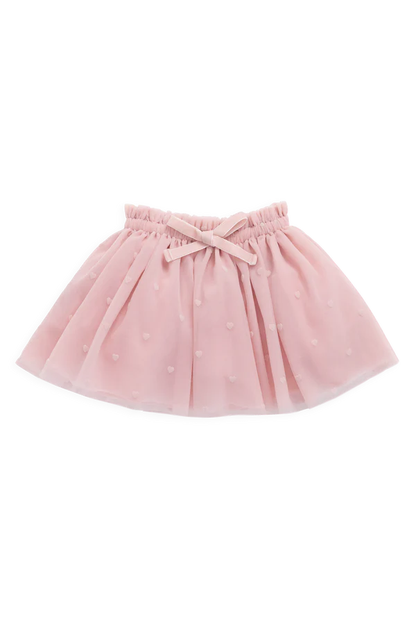 Lottie Skirt - Petite Heart Carnation