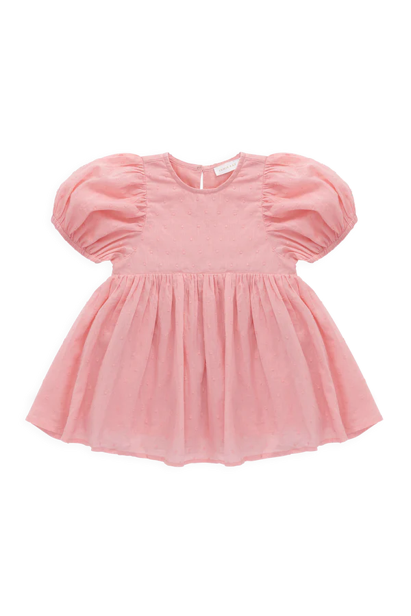Frannie Dress - Swiss Pink