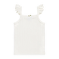 Josephine Singlet - Sweet Heart Pointelle Parchment