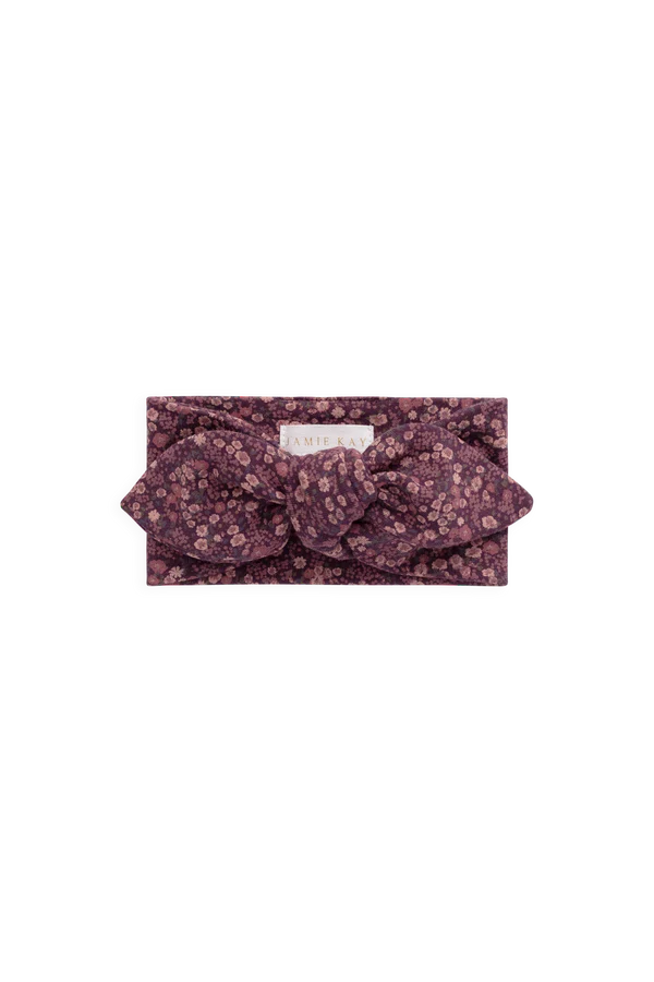 Organic Cotton Headband - Fig Floral