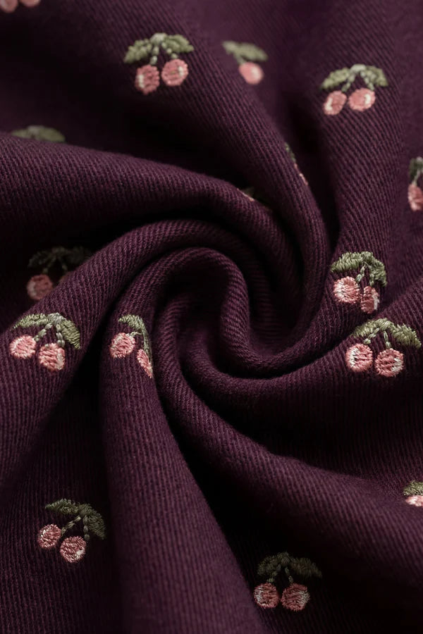 Beatrice Skirt - Cherry Fig