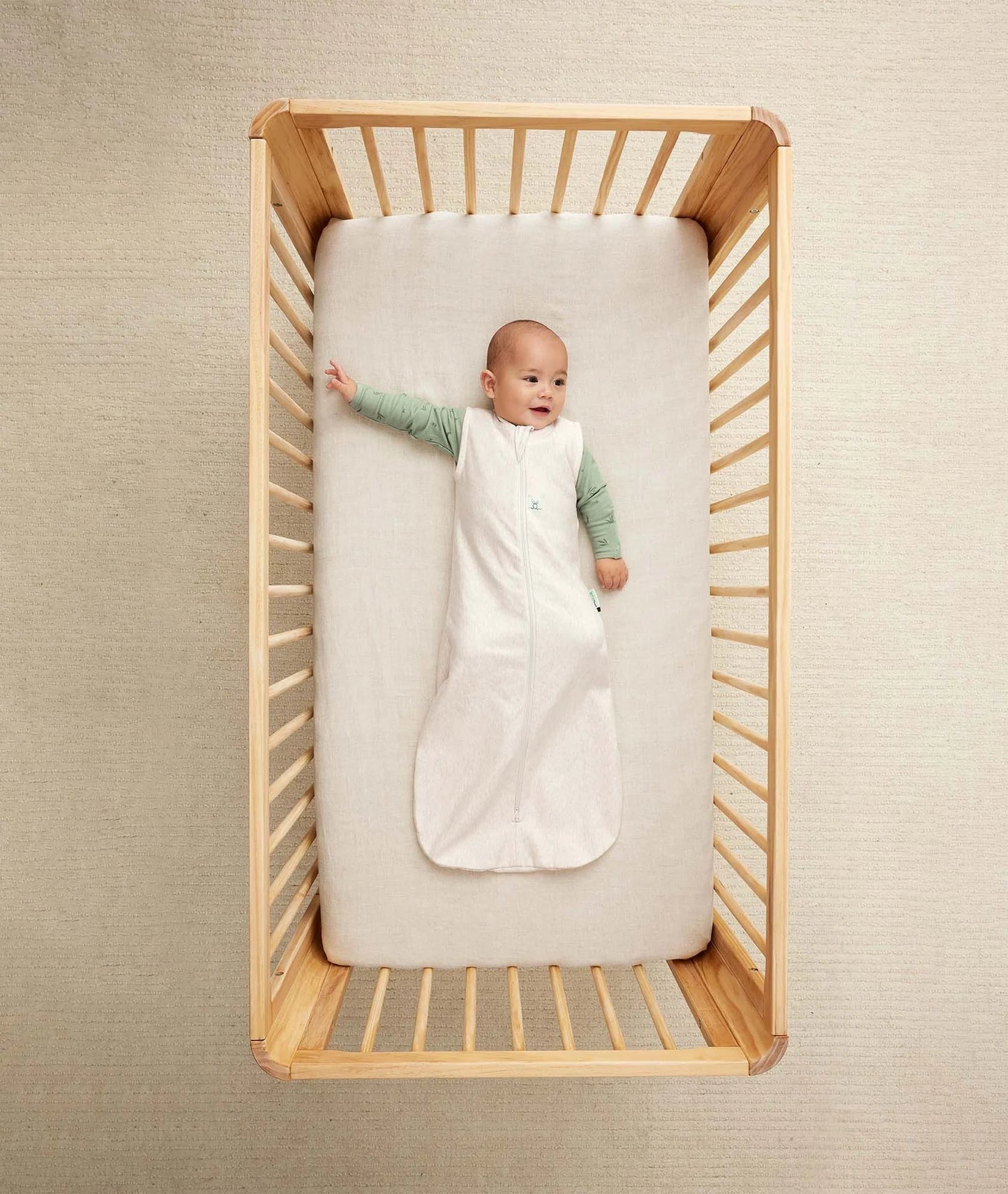 Jersey Sleeping Bag N/S 1.0 TOG - Oatmeal Marle