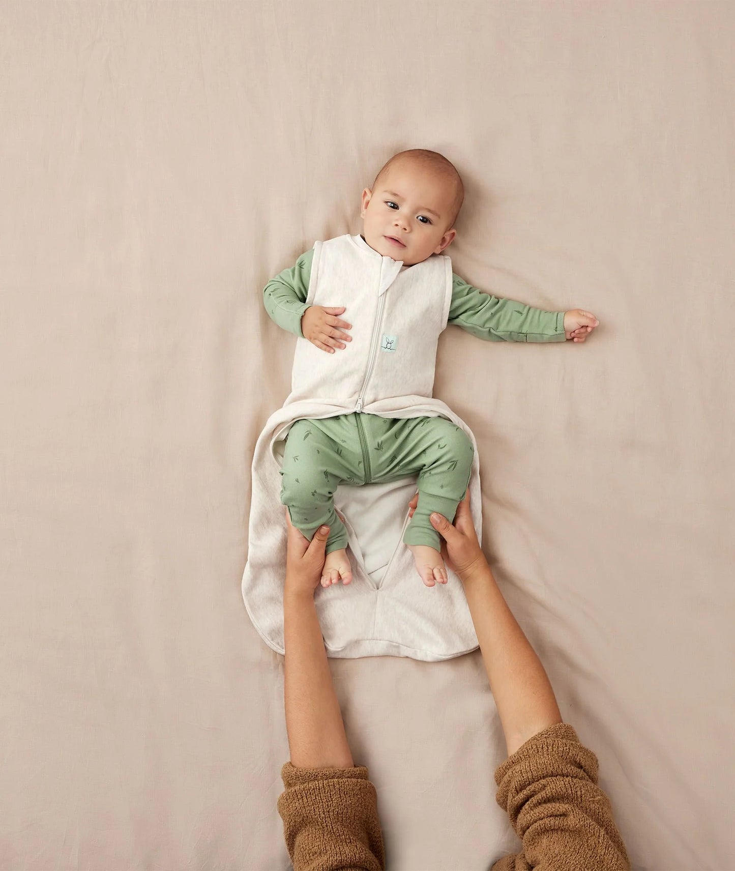 Jersey Sleeping Bag N/S 1.0 TOG - Oatmeal Marle