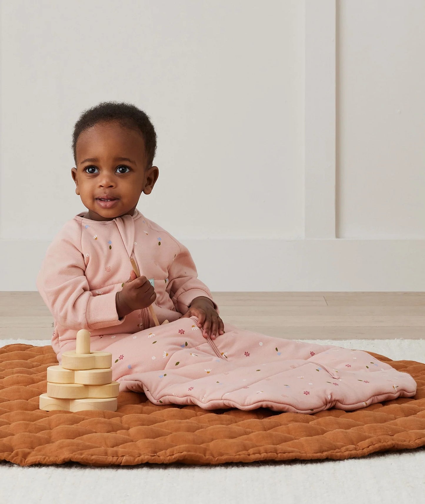 Jersey Sleeping Bag L/Sleeve 2.5 TOG - Daisies