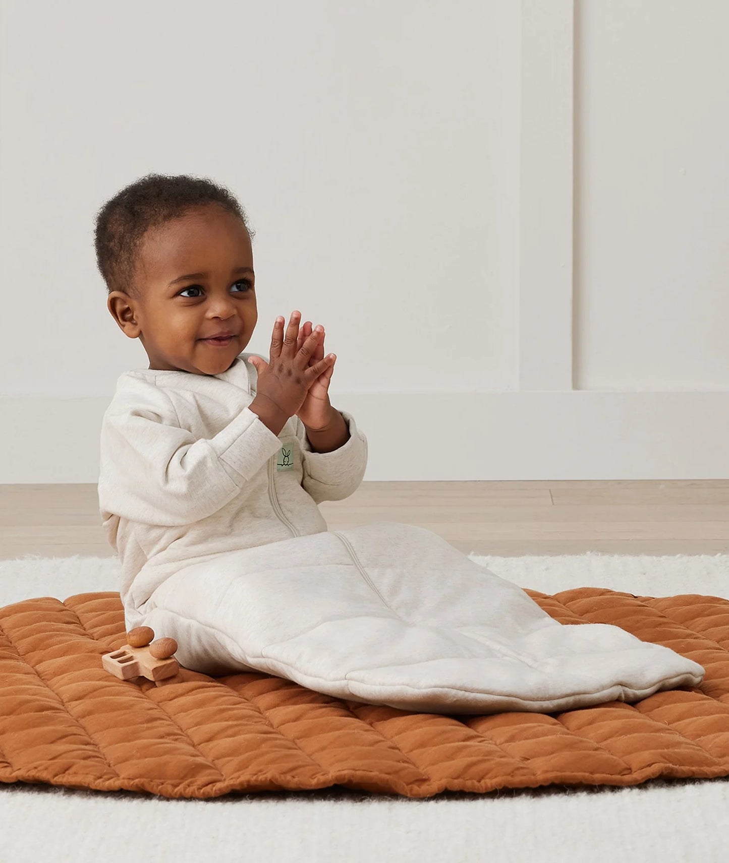 Jersey Sleeping Bag L/Sleeve 2.5 Tog - Oatmeal Marle