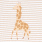 Billie Giraffe S/S Zipsuit - Billie Stripe