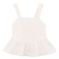 Sundae Peplum Top - White