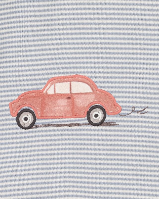 Alvin Stripe L/S Zipsuit